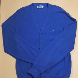 Vintage Izod-Lacoste Mens Cardigan Sweater